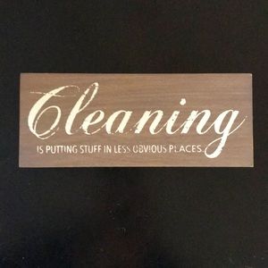 Farmhouse Sign “Cleaning”
